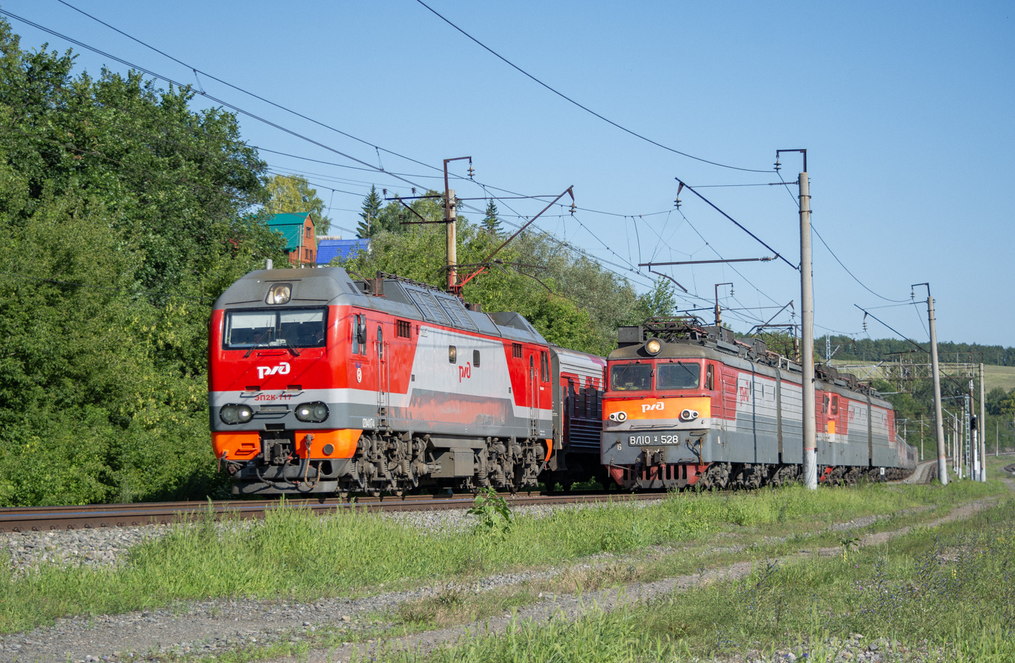 ЭП2К-117; ВЛ10У-528
