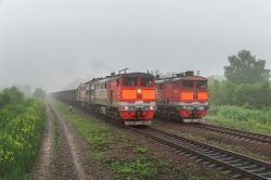2ТЭ10МК-3030 (Far Eastern Railway); 2ТЭ10У-0354 (Far Eastern Railway)