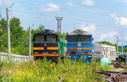 2ТЭ116-898 (Rosja, prywatni przewoźnicy); 2ТЭ116-699 (Kolej Dalekowschodnia)