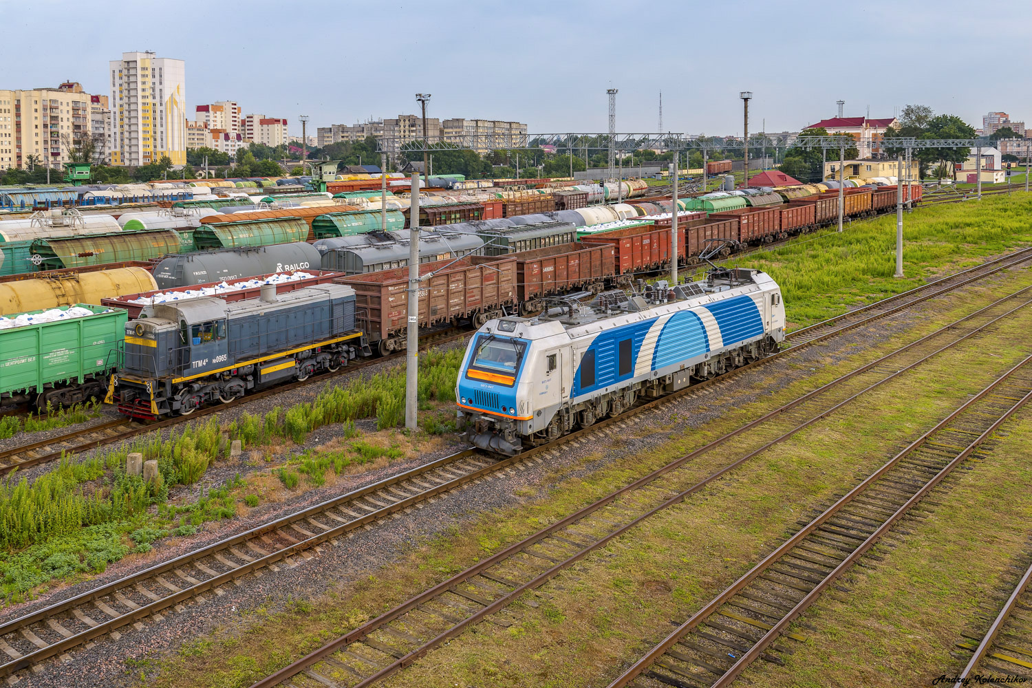 ТГМ4Б-0965; БКГ2-007