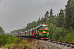 ДМ62-1845 (October Railway); ЭД4МК-0020 (October Railway)